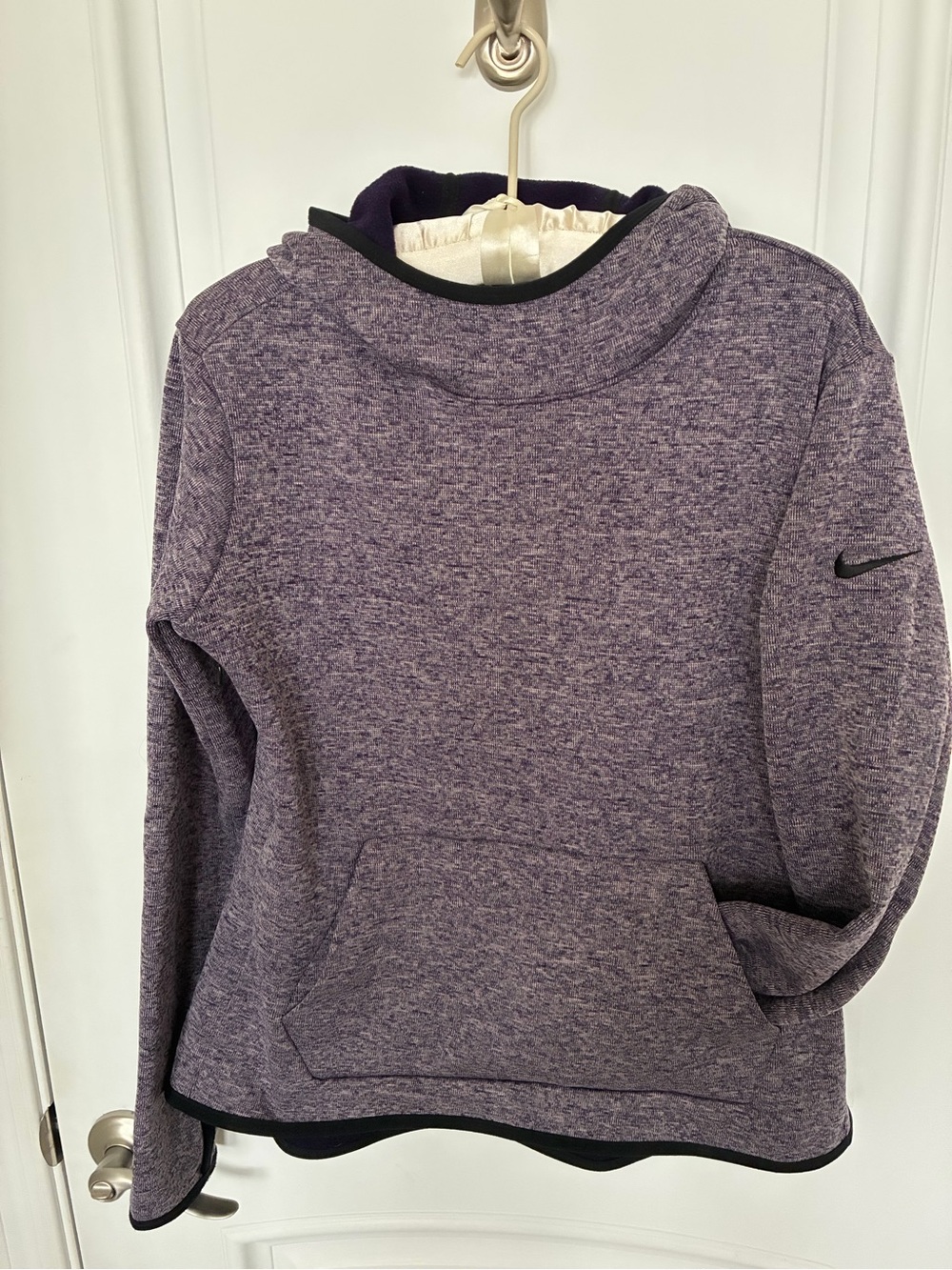 Nike Heather Purple Women's Cowl Neck Pullover Sweater